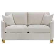 Corliss - Upholstered Arched Arm Loveseat - JaxCo Furniture