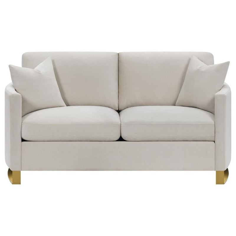Corliss - Upholstered Arched Arm Loveseat - JaxCo Furniture