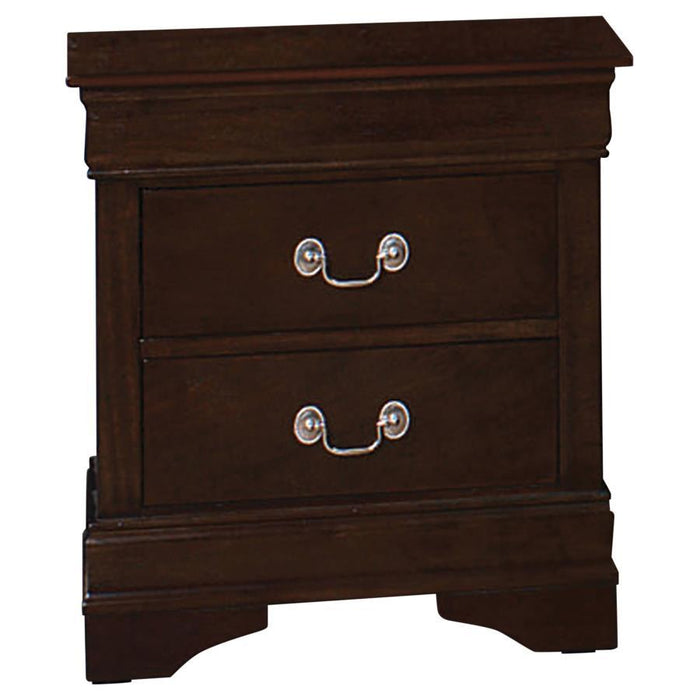 Louis Philippe - Two-drawer Nightstand - JaxCo Furniture