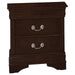 Louis Philippe - Two-drawer Nightstand - JaxCo Furniture