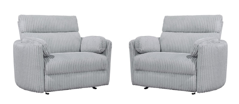 Radius Xl - Extra Wide Power Glider Recliner (Set of 2) - JaxCo Furniture