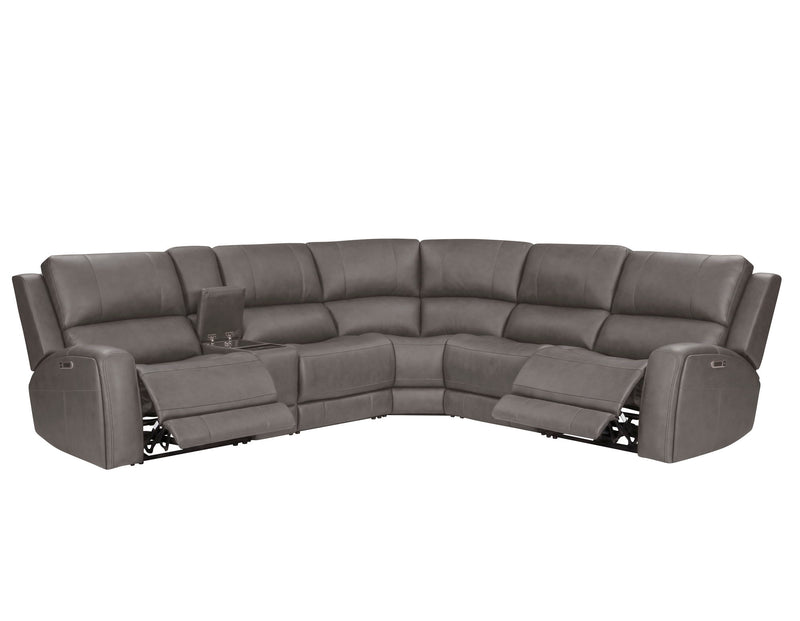 Belmont - Zero Gravity Power Reclining Sectional With Power Adjustable Headrests - JaxCo Furniture