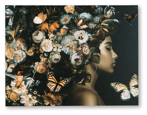 Valfer - Orange / Black / White - Wall Art - JaxCo Furniture