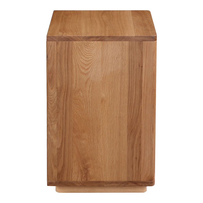 Osamu - Nightstand - Light Brown - JaxCo Furniture