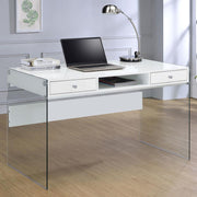 Dobrev - 2-Drawer Writing Desk - JaxCo Furniture