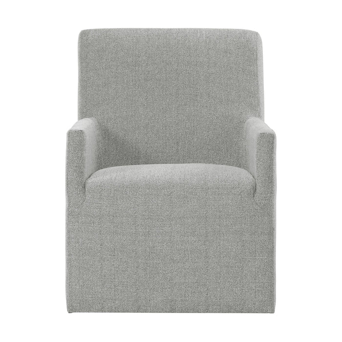 Nero - Upholstered Arm Chair (Set of 2) - Gray - JaxCo Furniture