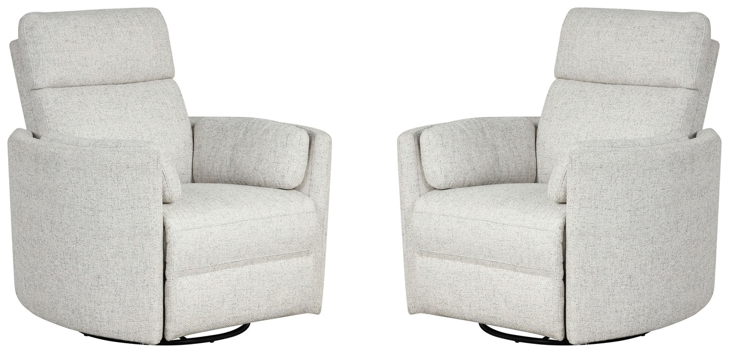 Radius - Power Swivel Glider Recliner (Set of 2)