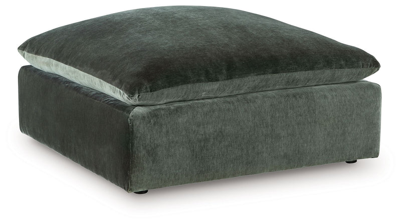 Carriage View - Jade - Oversized Accent Ottoman - JaxCo Furniture