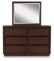 Dilenno - Dark Brown - Dresser And Mirror - JaxCo Furniture
