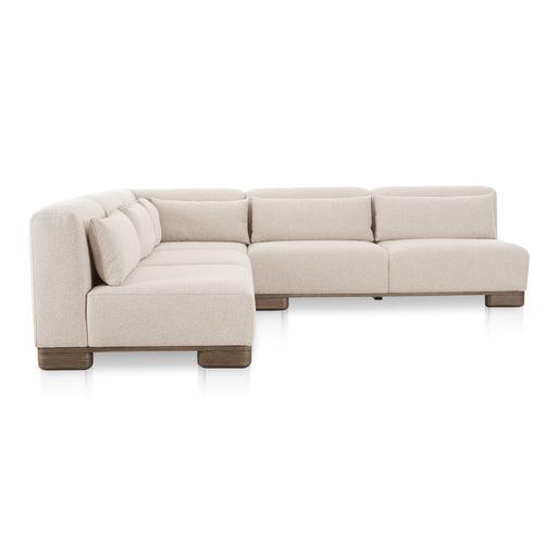 June - Corner Modular Sectional - Oatmeal - JaxCo Furniture