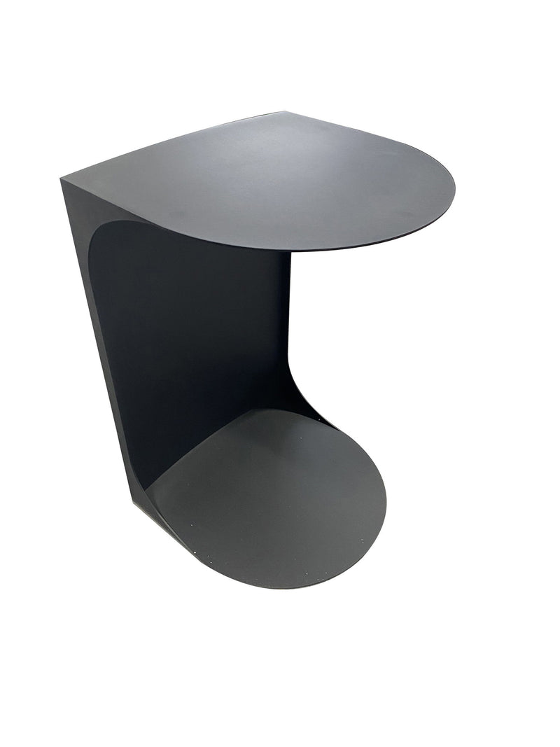 Cote - 16" Metal Accent Table - Black - JaxCo Furniture