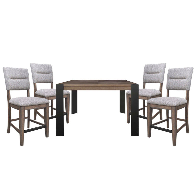 Cedar Fork - Dining Upholstered Counter Stool (Set of 2) - Smoked Arabica - JaxCo Furniture