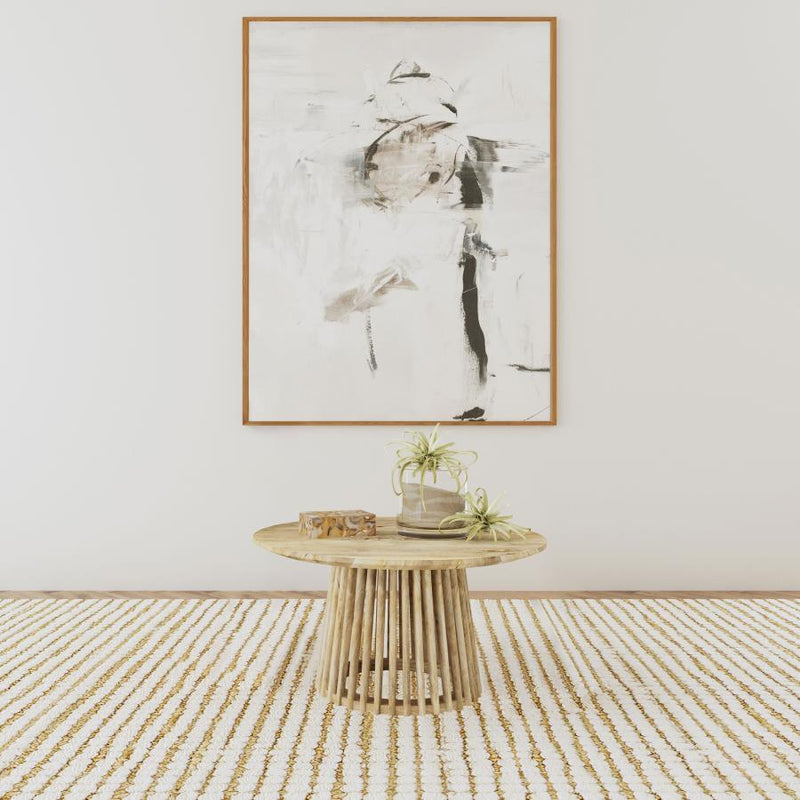 Touhy - Round Solid Wood Table - JaxCo Furniture