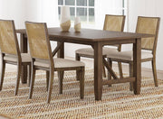 Matisse - Rectangular Wood Dining Table - Dark Brown - JaxCo Furniture