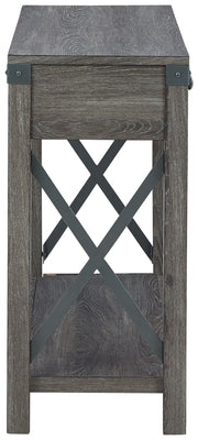 Freedan - Grayish Brown - Console Sofa Table - JaxCo Furniture