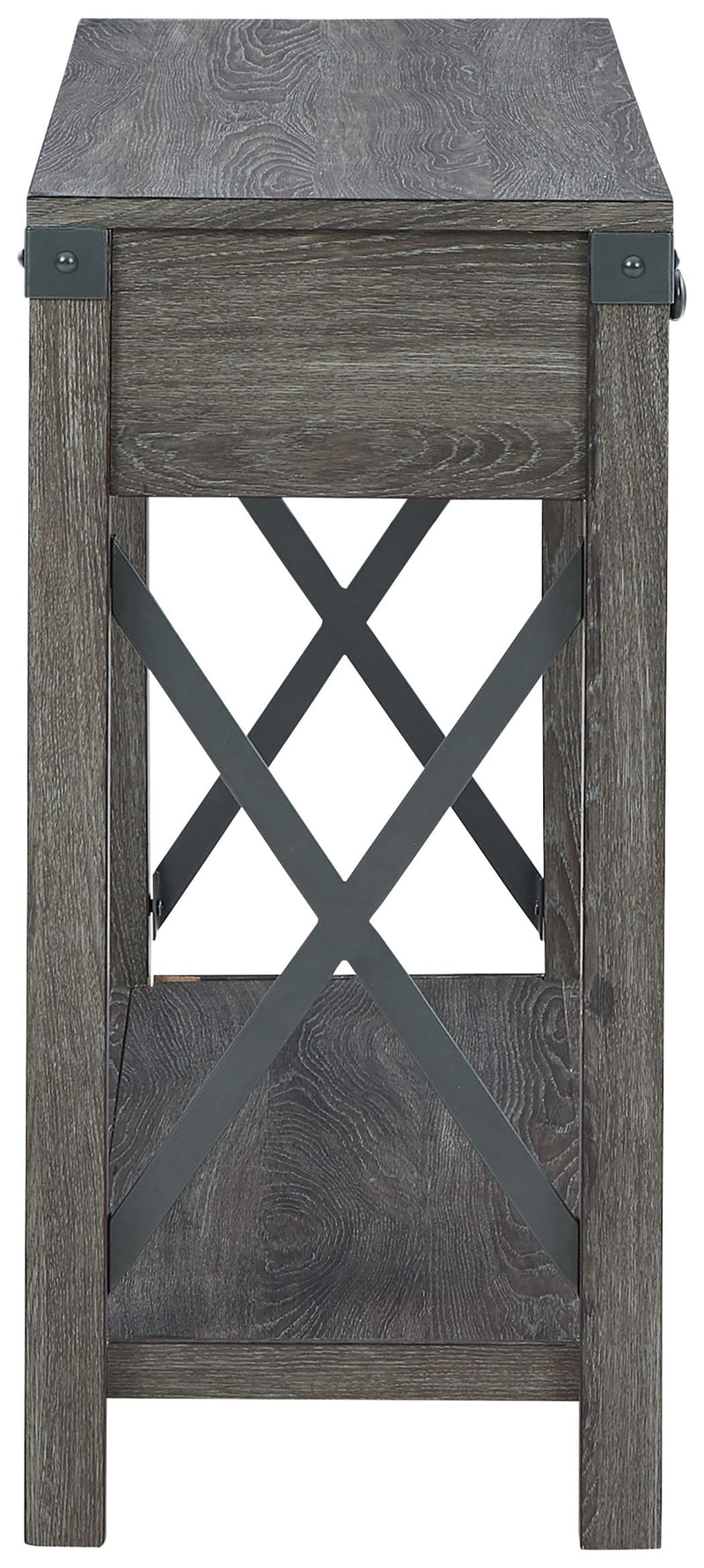 Freedan - Grayish Brown - Console Sofa Table - JaxCo Furniture