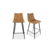 Alibi - Counter Stool (Set of 2) - Tan - JaxCo Furniture