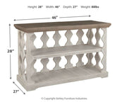 Havalance - Gray / White - Console Sofa Table - JaxCo Furniture