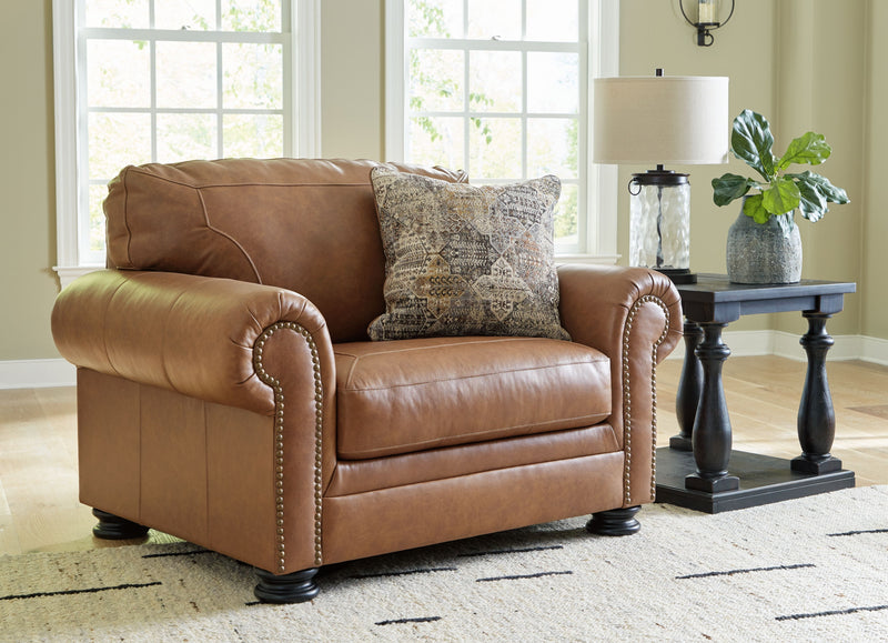 Carianna - Caramel - Chair And A Half - JaxCo Furniture