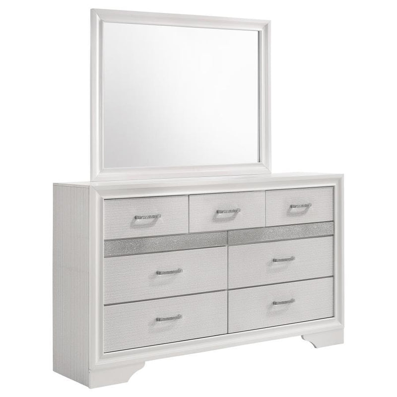 Miranda - 7-drawer Dresser With Mirror - JaxCo Furniture