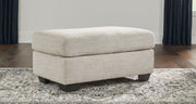Vayda - Pebble - Ottoman - JaxCo Furniture