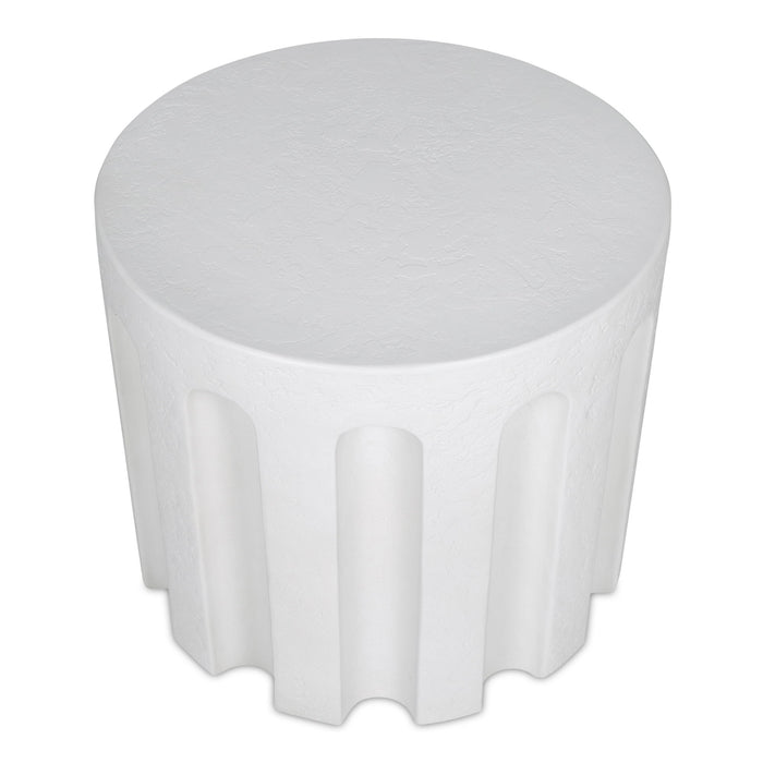 Eris - Outdoor Accent Table - White - JaxCo Furniture