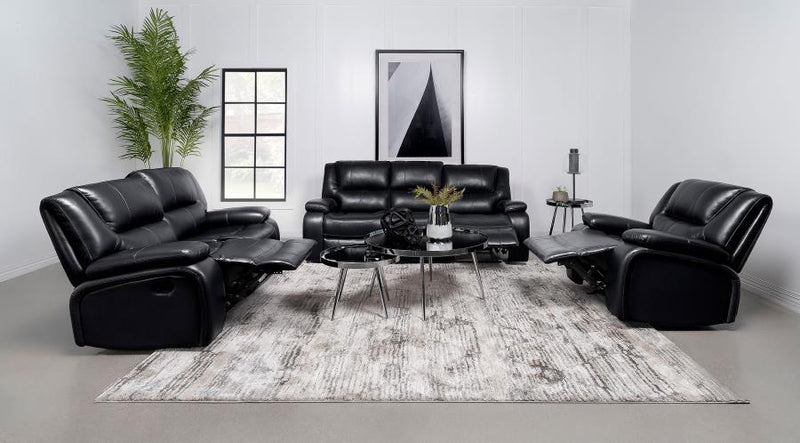 Camila - Upholstered Reclining Sofa Set - JaxCo Furniture