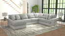 Titan - Sectional With Comfort Coil Seating And Accent Pillows - JaxCo Furniture