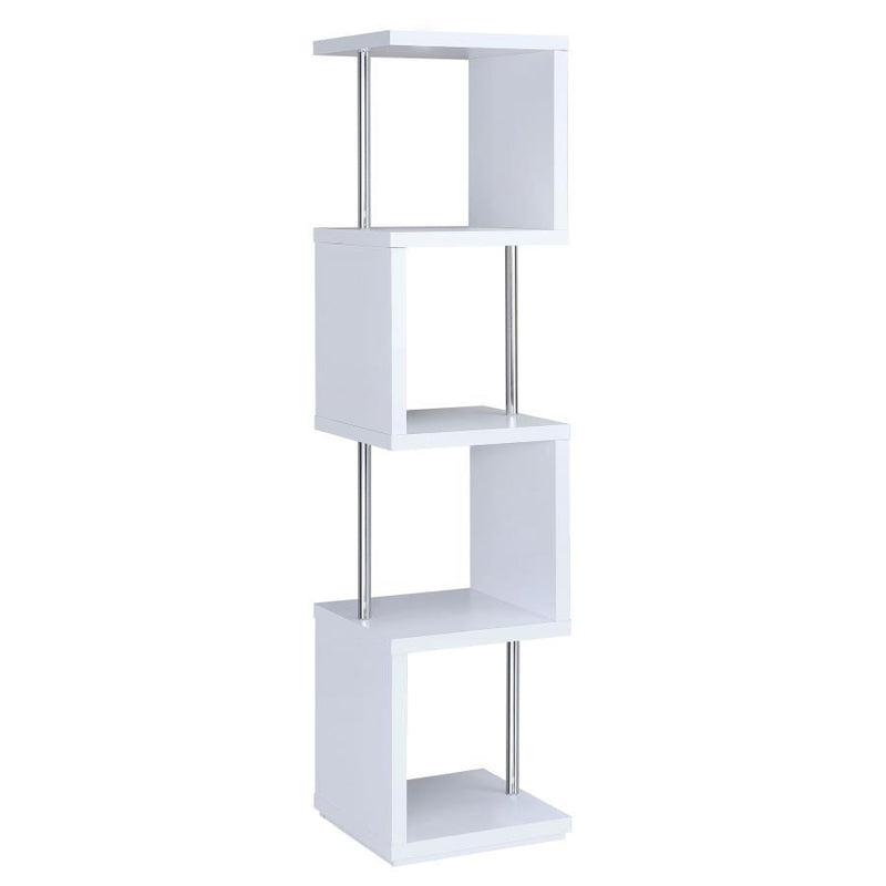 Baxter - 4-shelf Bookcase - JaxCo Furniture