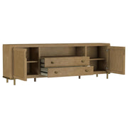 Arini - Rattan Cane 2-Door TV Stand Media Console - JaxCo Furniture