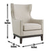 Roswell - Wingback Chair - JaxCo Furniture