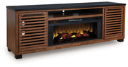 Kallari - TV Stand With Fireplace Option - JaxCo Furniture