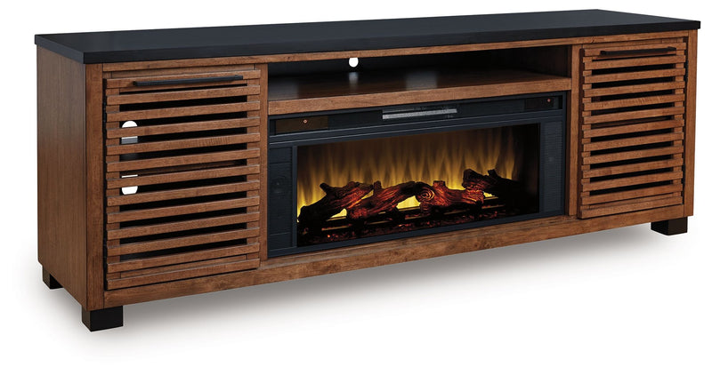 Kallari - TV Stand With Fireplace Option - JaxCo Furniture