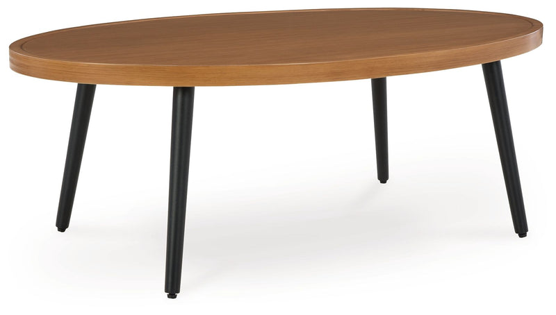 Horizon Hall - Two-tone Brown - Cocktail Table - JaxCo Furniture