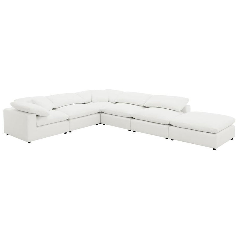 Raleigh - Boucle Upholstered Modular Sectional - JaxCo Furniture