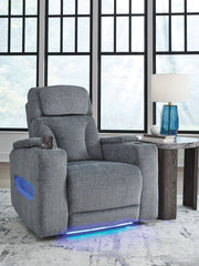 Studio Cave - Steel - Power Recliner - JaxCo Furniture