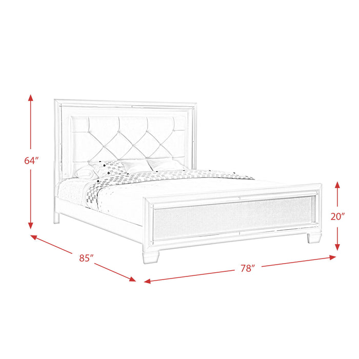 Platinum - Panel Bedroom Set - JaxCo Furniture