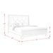 Platinum - Panel Bedroom Set - JaxCo Furniture