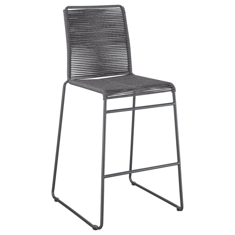 Jerome - Woven Rope Metal Chair (Set of 2) - JaxCo Furniture