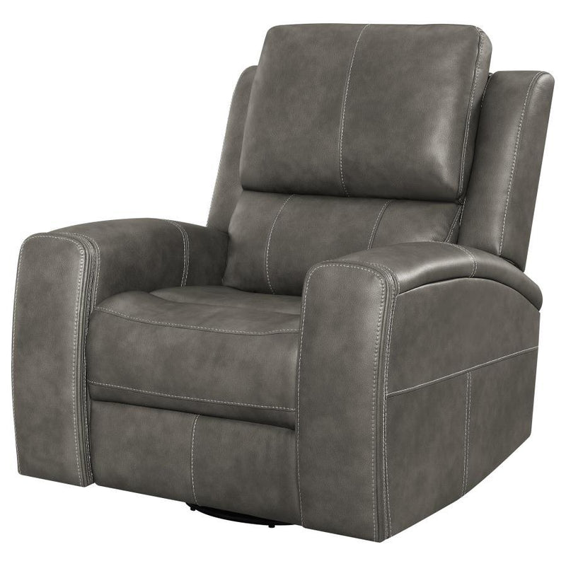 Brickston - Triple Power Swivel Glider Recliner - JaxCo Furniture
