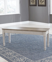 Skempton - White - Storage Bench - JaxCo Furniture
