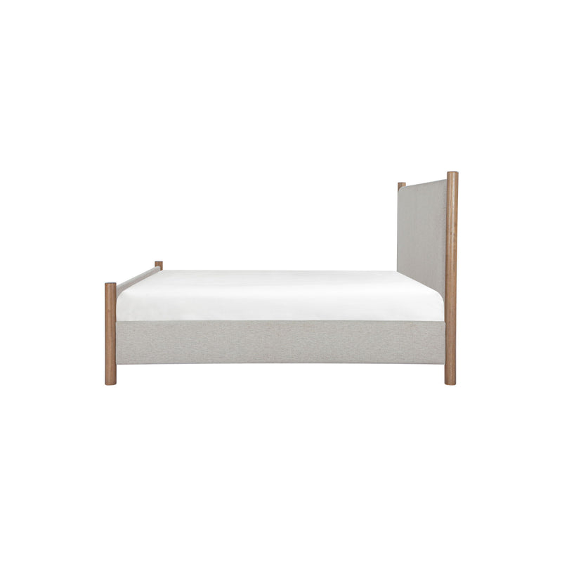 Warren - Queen Panel Bed - Beige - JaxCo Furniture