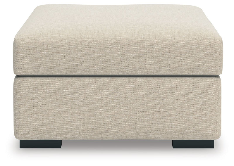 LadyMae - Twill - Oversized Accent Ottoman - JaxCo Furniture