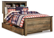 Trinell - Bookcase Storage Bed - JaxCo Furniture