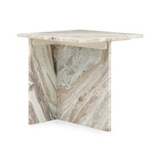 Bexly - Marble Square End Table - JaxCo Furniture