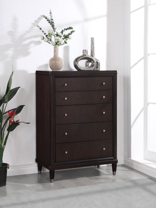 Emberlyn - 5-Drawer Bedroom Chest - Brown - JaxCo Furniture