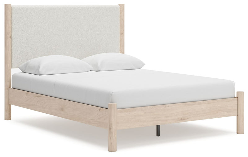 Cadmori - Upholstered Panel Bed - JaxCo Furniture
