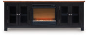 Wildenauer - 76" TV Stand With Electric Fireplace - JaxCo Furniture