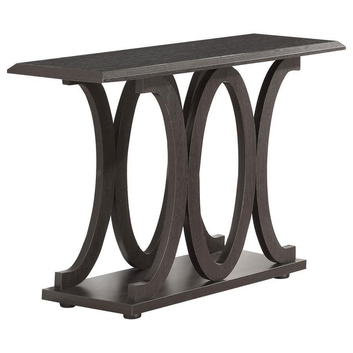 Shelly - Engineered Wood Entryway Console Table - Cappuccino - JaxCo Furniture