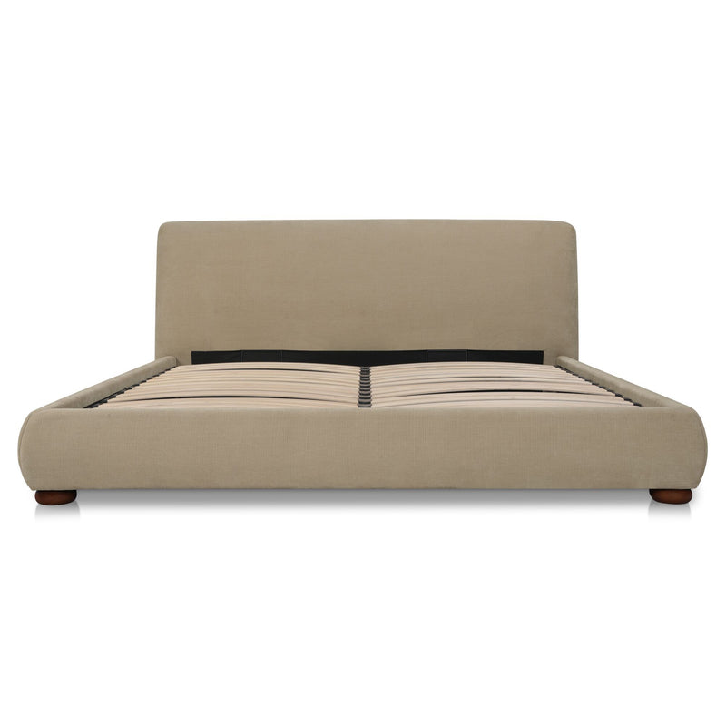 Beau - King Storage Bed - Warm Beige